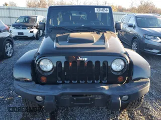 2012 Jeep Wrangler Unlimited Rubicon with VIN 1C4HJWFG1CL221083, listed as a Copart auction lot 80081654 with 163,912 mi miles and Salvage title. Bid and sale history available at DreamBid. Image 5.