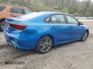 2022 Kia Forte GT-Line with VIN 3KPF54AD4NE453721, listed as a Copart auction lot 52625365 with 38,534 mi miles and Salvage Title. Bid and sale history available at carsss.com. Image 3.