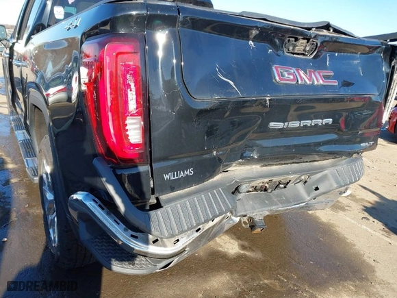 2020 GMC Sierra 1500 SLT with VIN 3GTU9DEDXLG160073, listed as a IAAI auction lot 41384026 with 57,870 mi miles. Bid and sale history available at carsss.com. Image 18.