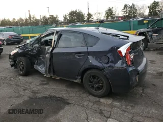 2012 Toyota Prius One with VIN JTDKN3DU1C5425677, listed as a Copart auction lot 52380585 with 0 mi miles and Salvage Title. Bid and sale history available at carsss.com. Image 2.