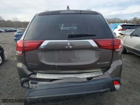 2017 Mitsubishi Outlander ES with VIN JA4AZ2A38HZ000697, listed as a Copart auction lot 48722775 with 71,900 mi miles and Salvage Title. Bid and sale history available at carsss.com. Image 6.
