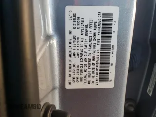 2015 Acura TLX Technology with VIN 19UUB3F59FA009123, listed as a Copart auction lot 58954645 with 61,609 mi miles and Salvage title. Bid and sale history available at DreamBid. Image 12.