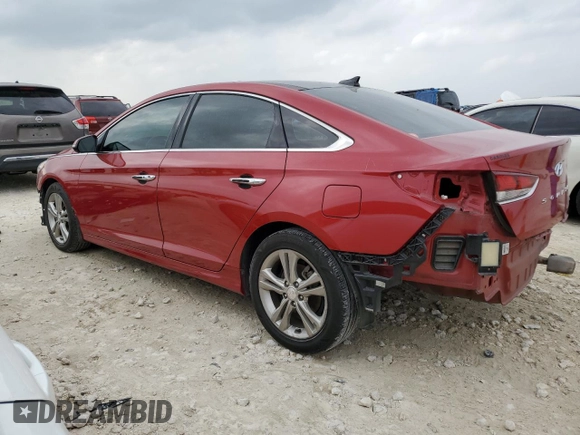 2019 Hyundai Sonata SEL with VIN 5NPE34AF4KH805464, listed as a Copart auction lot 50806735 with 73,112 mi miles and Salvage Title. Bid and sale history available at DreamBid. Image 2.