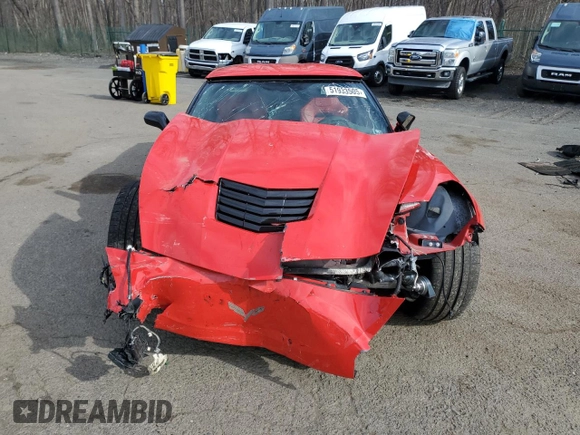 2014 Chevrolet Corvette 2LT with VIN 1G1YD2D77E5104112, listed as a Copart auction lot 51933505 with Not provided miles and Salvage title. Bid and sale history available at DreamBid. Image 5.