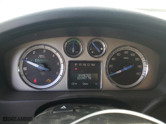 2009 Cadillac Escalade Hybrid with VIN 1GYFK43529R117682, listed as a Copart auction lot 53949915 with 221,447 mi miles and Clean Title. Bid and sale history available at carsss.com. Image 9.