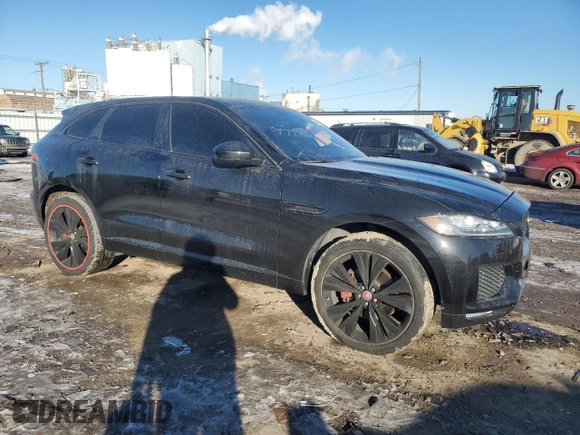 2017 Jaguar F-Pace S with VIN SADCM2BV1HA061406, listed as a Copart auction lot 88401635 with 75,845 mi miles and Salvage Title. Bid and sale history available at DreamBid. Image 4.