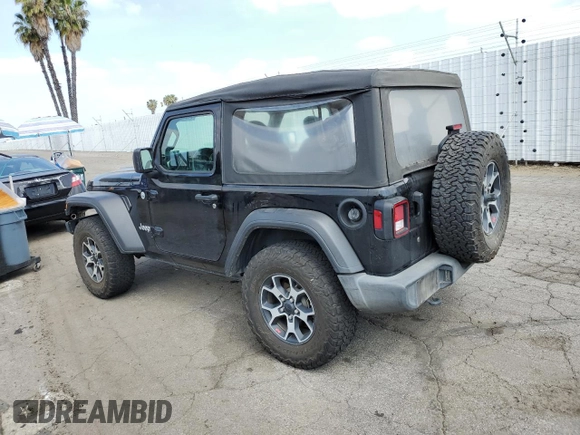 2021 Jeep Wrangler Sport z VIN 1C4GJXAG1MW637028, wystawiony jako Copart lot #54346475 z przebiegiem 80 675 mil mil oraz Szkody całkowita. Historia ofert i sprzedaży dostępna na DreamBid. Obrazek 2.