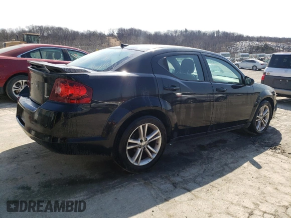 2012 Dodge Avenger SXT Plus with VIN 1C3CDZEG6CN211579, listed as a Copart auction lot 48684235 with 164,807 mi miles and Clean Title. Bid and sale history available at carsss.com. Image 3.