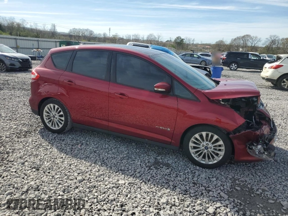 2017 Ford C-Max SE with VIN 1FADP5AU2HL117185, listed as a Copart auction lot 50400125 with 90,133 mi miles and Salvage Title. Bid and sale history available at carsss.com. Image 4.