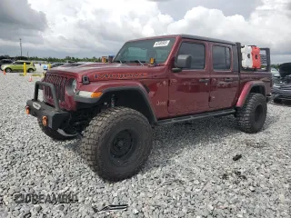 2021 Jeep Gladiator Mojave with VIN 1C6JJTEG9ML552066, listed as a Copart auction lot 63480955 with 55,677 mi miles and Salvage title. Bid and sale history available at DreamBid. Image 1.