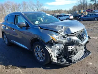 2017 Nissan Murano SL with VIN 5N1AZ2MH8HN100444, listed as a IAAI auction lot 41565075 with 83,520 mi miles and . Bid and sale history available at carsss.com. Image 1.