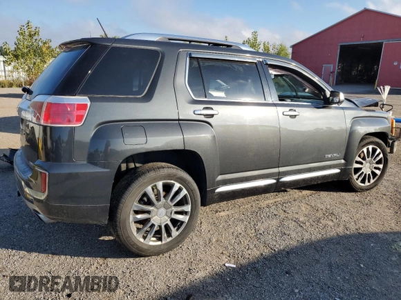 2017 GMC Terrain Denali z VIN 2GKFLVE37H6295543, wystawiony jako Copart lot #65916084 z przebiegiem Nie podano mil oraz Szkoda całkowita • Salvage title. Historia ofert i sprzedaży dostępna na DreamBid. Obrazek 3.