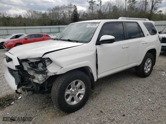 2018 Toyota 4Runner SR5 with VIN JTEZU5JR5J5172000, listed as a Copart auction lot 47231275 with 104,176 mi miles and Salvage Title. Bid and sale history available at carsss.com. Image 1.