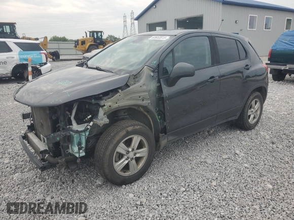 2020 Chevrolet Trax LS with VIN 3GNCJNSB7LL182851, listed as a Copart auction lot 63653815 with 157,095 mi miles and Salvage title. Bid and sale history available at DreamBid. Image 1.