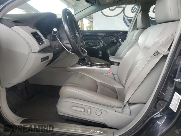 2014 Acura RLX Technology with VIN JH4KC1F51EC004264, listed as a Copart auction lot 65456925 with 77,382 mi miles and Salvage title. Bid and sale history available at DreamBid. Image 7.