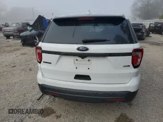 2016 Ford Utility Police Interceptor with VIN 1FM5K8AR1GGA62743, listed as a Copart auction lot 85338674 with 0 mi miles and Clean Title. Bid and sale history available at carsss.com. Image 6.