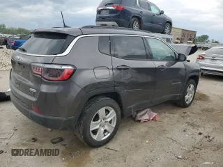 2022 Jeep Compass Latitude with VIN 3C4NJDBB2NT124371, listed as a Copart auction lot 55983855 with Not provided miles and Salvage title. Bid and sale history available at DreamBid. Image 3.