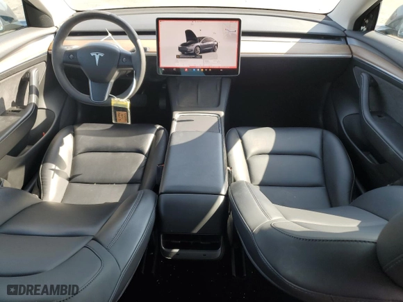 2022 Tesla Model 3 with VIN 5YJ3E1EA1NF372879, listed as a Copart auction lot 71604604 with 60,925 mi miles and Salvage Title. Bid and sale history available at carsss.com. Image 8.