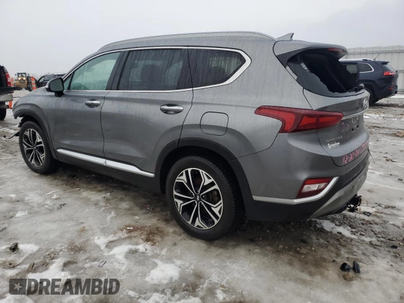 2019 Hyundai Santa Fe Limited z VIN 5NMS5CAA3KH074888, wystawiony jako Copart lot #86577044 z przebiegiem 117 015 mil mil oraz Nie do naprawy • Non repairable. Historia ofert i sprzedaży dostępna na DreamBid. Obrazek 2.