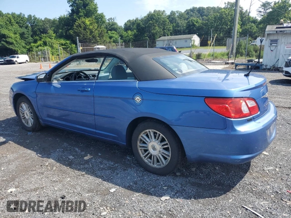 2008 Chrysler Sebring Touring with VIN 1C3LC55RX8N171284, listed as a Copart auction lot 63397385 with 102,929 mi miles and Salvage title. Bid and sale history available at DreamBid. Image 2.