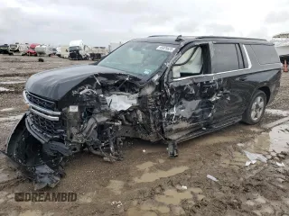 2023 Chevrolet Suburban z VIN 1GNSKAED8PR236848, wystawiony jako Copart lot #45025625 z przebiegiem Nie podano mil oraz Czysty tytuł • Clean title. Historia ofert i sprzedaży dostępna na DreamBid. Obrazek 1.