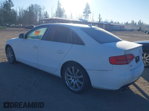 2009 Audi A4 2.0T Prem Plus with VIN WAUSF78K29N035139, listed as a IAAI auction lot 41426978 with 124,793 mi miles. Bid and sale history available at carsss.com. Image 3.