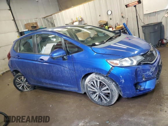 2017 Honda Fit EX with VIN 3HGGK5G78HM701369, listed as a Copart auction lot 46578635 with 133,471 mi miles and Salvage title. Bid and sale history available at DreamBid. Image 4.