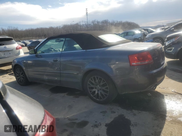 2009 Audi A4 2.0T with VIN WAUDF48H49K000521, listed as a Copart auction lot 46771755 with 137,579 mi miles and Salvage Title. Bid and sale history available at carsss.com. Image 2.