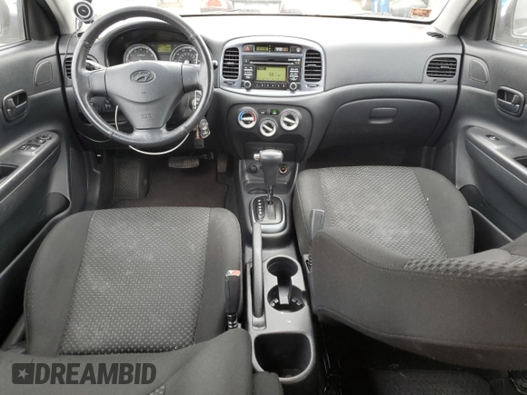 2009 Hyundai Accent Auto SE with VIN KMHCN36C79U130599, listed as a Copart auction lot 43587775 with 179,284 mi miles and Clean Title. Bid and sale history available at carsss.com. Image 8.