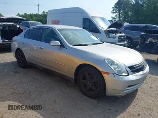 2003 Infiniti G35 z VIN JNKCV51E53M321534, wystawiony jako IAAI lot #42145002 z przebiegiem 166 441 mil mil oraz . Historia ofert i sprzedaży dostępna na DreamBid. Obrazek 1.