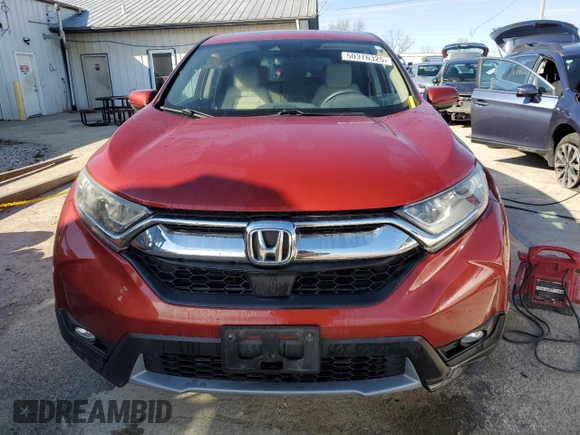 2017 Honda CR-V EX with VIN 5J6RW2H52HL031935, listed as a Copart auction lot 50376325 with 84,605 mi miles and Salvage Title. Bid and sale history available at carsss.com. Image 5.
