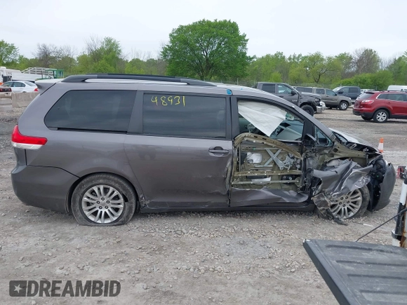 2013 Toyota Sienna XLE AAS with VIN 5TDYK3DC5DS405535, listed as a IAAI auction lot 42348931 with 186,177 mi miles and . Bid and sale history available at DreamBid. Image 14.