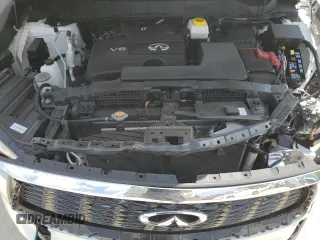 2024 Infiniti QX60 Luxe with VIN 5N1DL1FS7RC338753, listed as a Copart auction lot 61552565 with 24,667 mi miles and Salvage title. Bid and sale history available at DreamBid. Image 12.