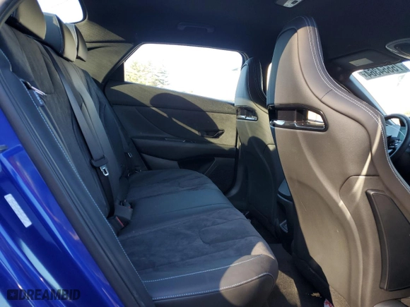 2024 Hyundai Elantra N with VIN KMHLW4DK8RU021727, listed as a Copart auction lot 75554364 with 2,386 mi miles and Salvage Title. Bid and sale history available at carsss.com. Image 10.