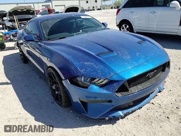 2018 Ford Mustang GT with VIN 1FA6P8CF9J5185194, listed as a Copart auction lot 53292065 with 59,128 mi miles and Salvage title. Bid and sale history available at DreamBid. Image 11.
