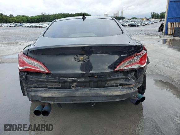 2013 Hyundai Genesis Coupe Grand Touring with VIN KMHHU6KJ7DU098549, listed as a Copart auction lot 57815265 with 115,763 mi miles and Salvage title. Bid and sale history available at DreamBid. Image 6.
