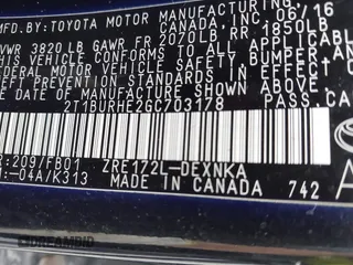 2016 Toyota Corolla L with VIN 2T1BURHE2GC703178, listed as a IAAI auction lot 42191387 with 117,444 mi miles and . Bid and sale history available at DreamBid. Image 9.