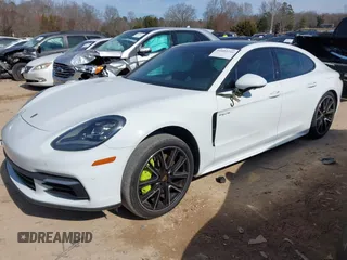 2018 Porsche Panamera 4 E-Hybrid z VIN WP0AE2A73JL129993, wystawiony jako IAAI lot #41602216 z przebiegiem 53 426 mil mil oraz . Historia ofert i sprzedaży dostępna na DreamBid. Obrazek 2.