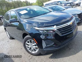 2024 Chevrolet Equinox LT with VIN 3GNAXKEG4RL280157, listed as a IAAI auction lot 41984430 with 23,266 mi miles. Bid and sale history available at carsss.com. Image 1.