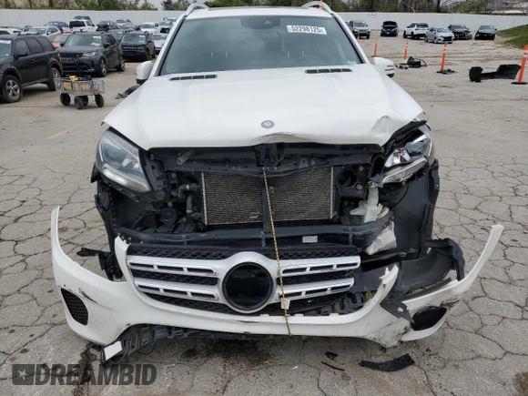 2017 Mercedes-Benz GLS 450 with VIN 4JGDF6EE2HA793911, listed as a Copart auction lot 52298125 with 99,274 mi miles and Salvage Title. Bid and sale history available at DreamBid. Image 5.