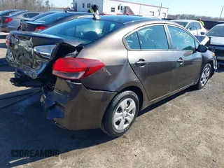 2017 Kia Forte LX with VIN 3KPFK4A76HE041128, listed as a IAAI auction lot 41897924 with 46,035 mi miles. Bid and sale history available at carsss.com. Image 4.