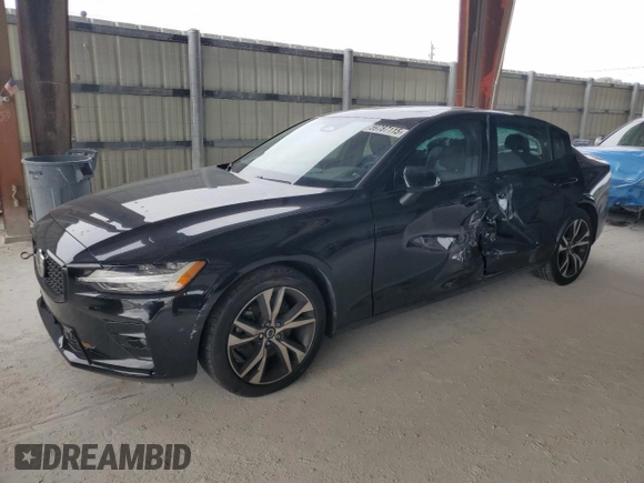 2024 Volvo S60 Core Dark Theme with VIN 7JRL12FK5RG291468, listed as a Copart auction lot 59787115 with 7,388 mi miles and Salvage title. Bid and sale history available at DreamBid. Image 1.