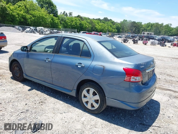 2007 Toyota Yaris with VIN JTDBT923971028444, listed as a IAAI auction lot 42201187 with 202,056 mi miles. Bid and sale history available at carsss.com. Image 3.