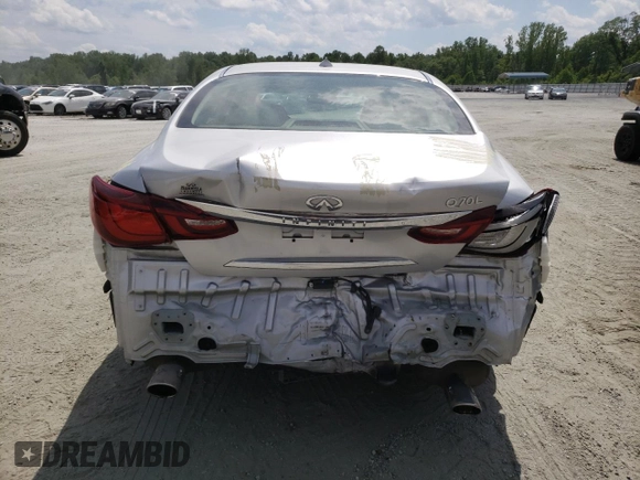 2016 Infiniti Q70 z VIN JN1BY1PP6GM631254, wystawiony jako Copart lot #56377425 z przebiegiem 109 061 mil mil oraz Szkoda całkowita • Salvage title. Historia ofert i sprzedaży dostępna na DreamBid. Obrazek 6.