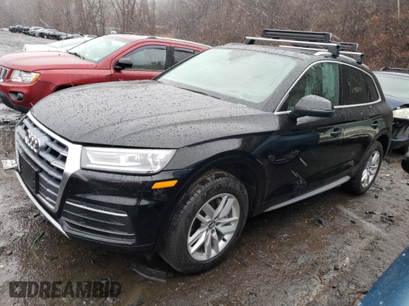 2020 Audi Q5 Premium with VIN WA1ANAFY7L2045884, listed as a Copart auction lot 72488902 with 34,008 mi miles. Bid and sale history available at carsss.com. Image 1.