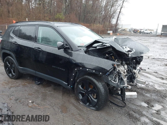 2019 Jeep Compass Latitude with VIN 3C4NJDBB1KT601609, listed as a IAAI auction lot 41931381 with Not provided miles and . Bid and sale history available at DreamBid. Image 1.