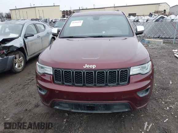 2018 Jeep Grand Cherokee High Altitude with VIN 1C4RJFCG6JC266462, listed as a IAAI auction lot 41206838 with 42,570 mi miles. Bid and sale history available at carsss.com. Image 12.