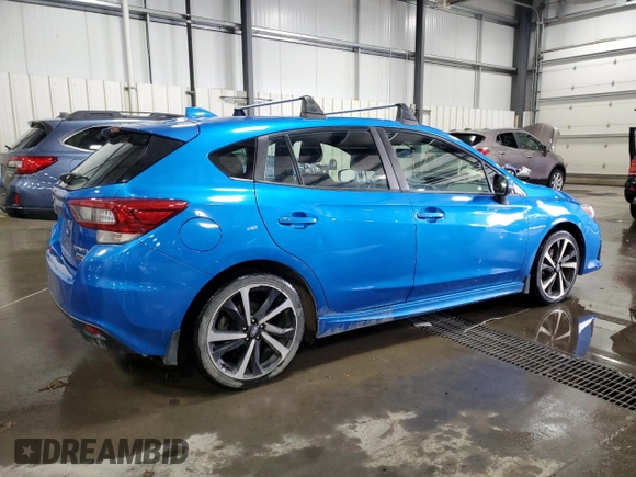 2020 Subaru Impreza Special Sports with VIN 4S3GTAJ67L1722384, listed as a Copart auction lot 82853834 with 82,206 mi miles and Salvage title. Bid and sale history available at DreamBid. Image 3.