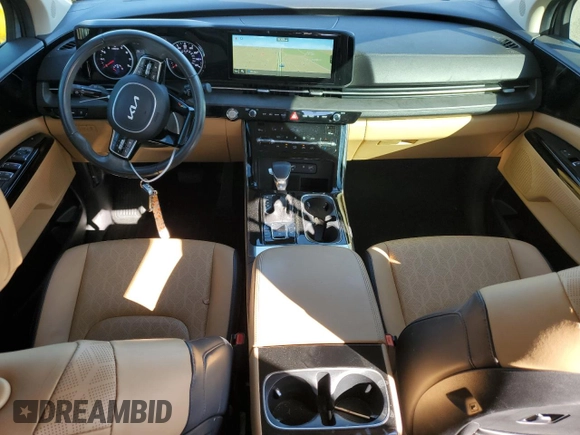 2022 Kia Carnival EX with VIN KNDNC5H32N6072329, listed as a Copart auction lot 77472514 with 25,909 mi miles and Salvage Title. Bid and sale history available at carsss.com. Image 8.