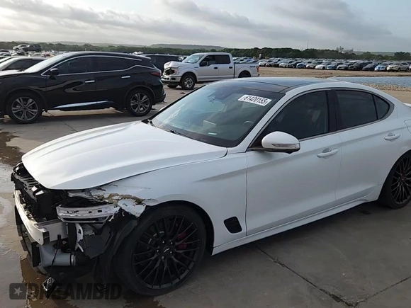 2022 Genesis G70 Launch Edition с VIN KMTG14TEXNU081102, выставлен на аукционе Copart как лот 61420155 с пробегом 38 405 миль миль и Списание • Salvage title. История ставок и продаж доступна на DreamBid. Изображение 13.